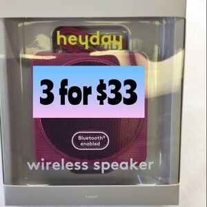 HEYDAY SPEAKER NIB NWT 🔥Pick 3 for $33🔥